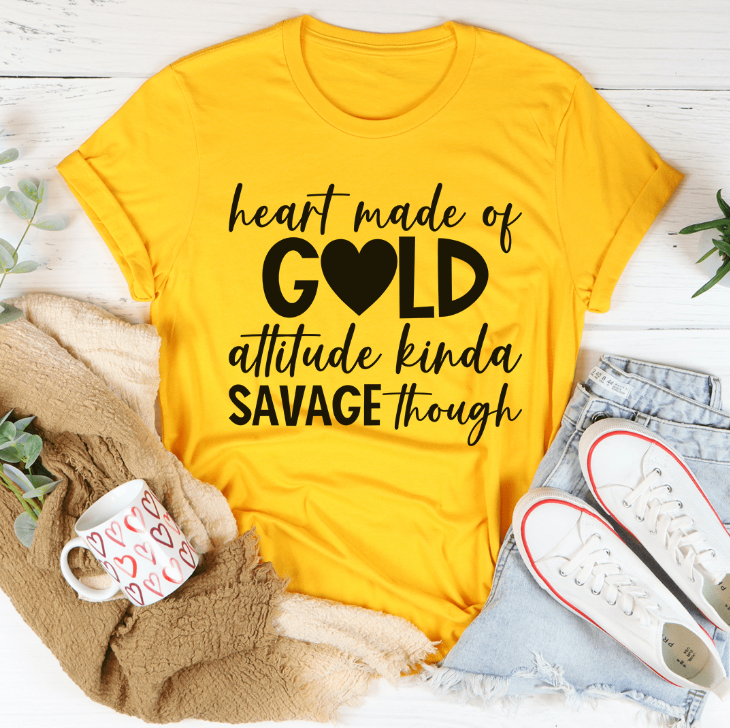 Heart Made Of Gold Tee (image for) Heart Made Of Gold Tee
